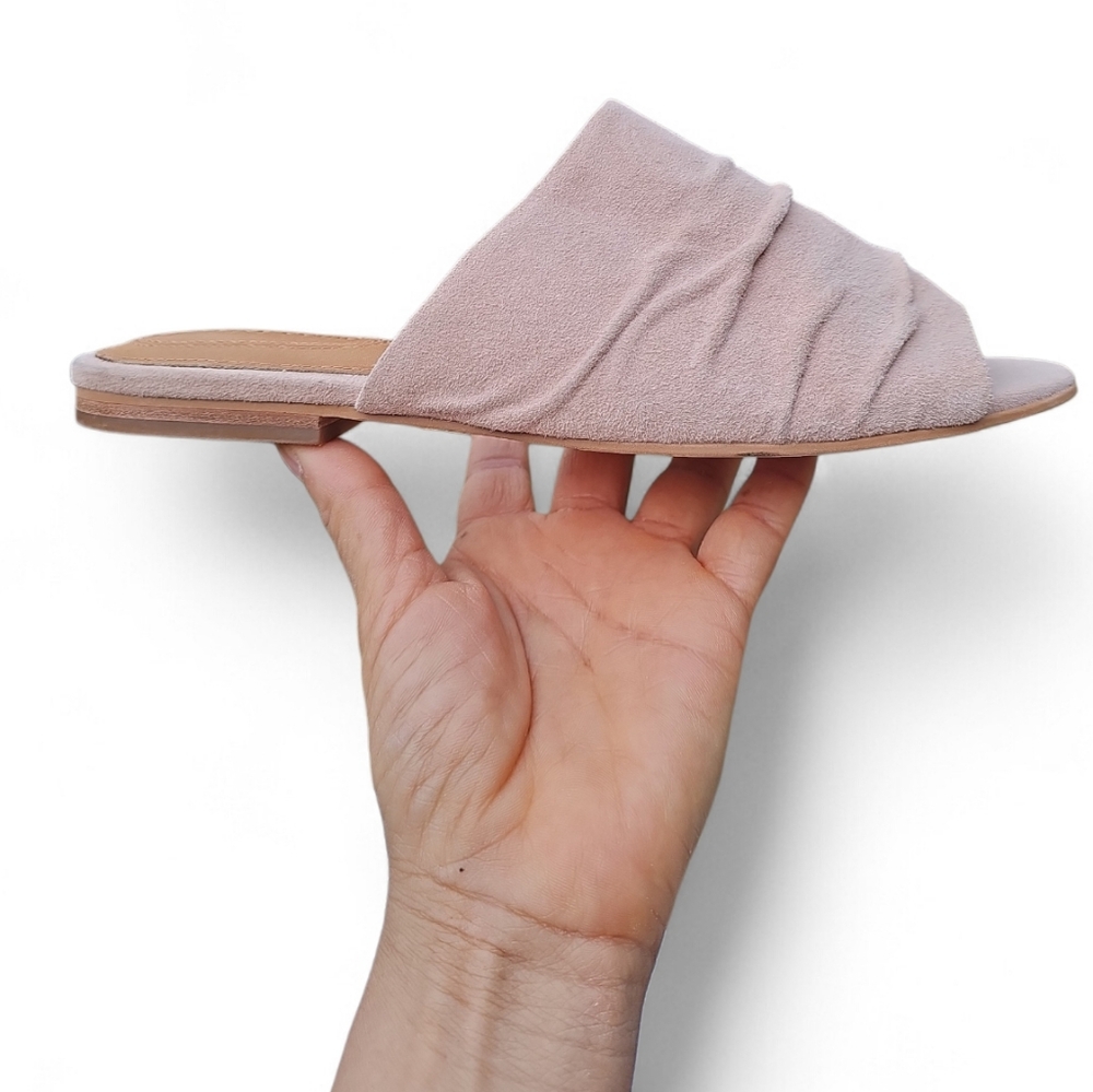 Corso Como Beacheaven Pink Leather Slide Sandals Size 8(US) 38.5(EU) - Picture 3 of 8